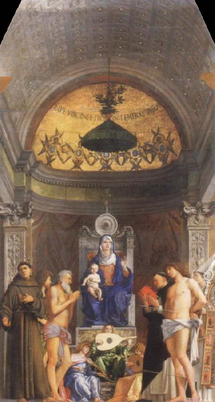 Giovanni Bellini st.job altarpiece Germany oil painting art